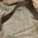 PRADA Shoulder Bag Leather Beige Gold Auth 141810-17