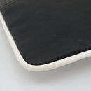 LOEWE Shoulder Bag PVC Black Silver Auth 141812-14