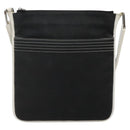 LOEWE Shoulder Bag PVC Black Silver Auth 141812-13