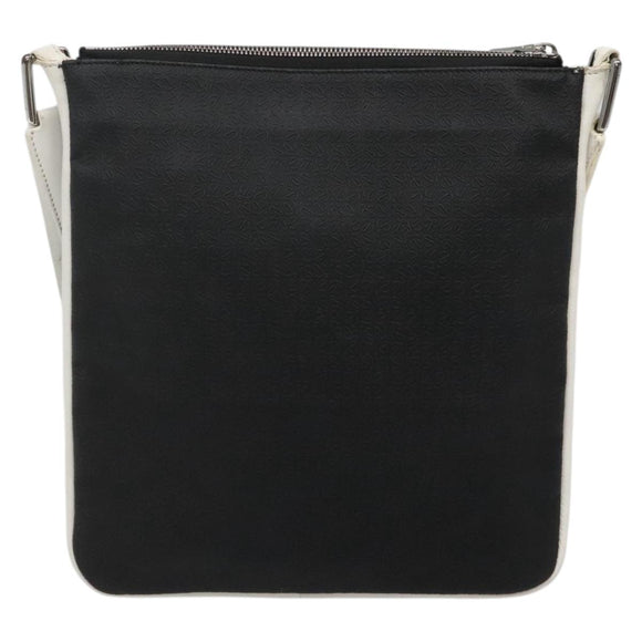 LOEWE Shoulder Bag PVC Black Silver Auth 141812