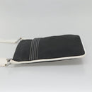 LOEWE Shoulder Bag PVC Black Silver Auth 141812-3