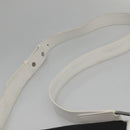 LOEWE Shoulder Bag PVC Black Silver Auth 141812-8