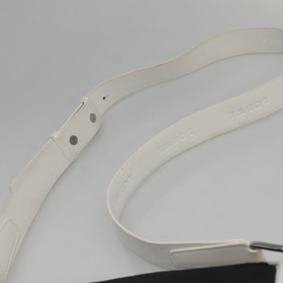 LOEWE Shoulder Bag PVC Black Silver Auth 141812