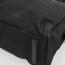 PRADA Hand Bag Nylon Black Gold Auth 141813-9