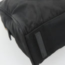 PRADA Hand Bag Nylon Black Gold Auth 141813-16