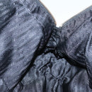 PRADA Hand Bag Nylon Black Gold Auth 141813-21