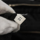 PRADA Hand Bag Nylon Black Gold Auth 141813-12