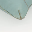 BOTTEGA VENETA Shoulder Bag Leather Light Blue 115778 Auth 141815-14