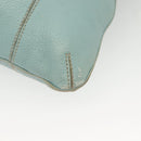BOTTEGA VENETA Shoulder Bag Leather Light Blue 115778 Auth 141815-15