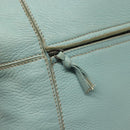 BOTTEGA VENETA Shoulder Bag Leather Light Blue 115778 Auth 141815-10