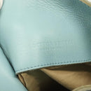 BOTTEGA VENETA Shoulder Bag Leather Light Blue 115778 Auth 141815-17