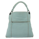 BOTTEGA VENETA Shoulder Bag Leather Light Blue 115778 Auth 141815-13
