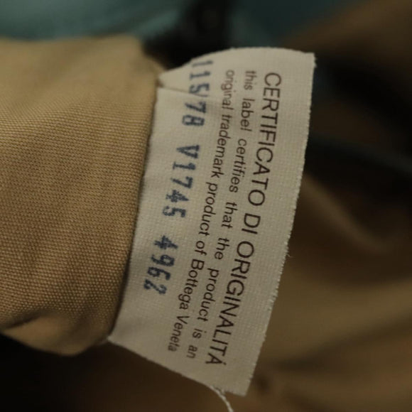 BOTTEGA VENETA Shoulder Bag Leather Light Blue 115778 Auth 141815