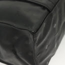 MCM Vicetos Logogram Shoulder Bag PVC Leather Black Gold Auth 141816-9