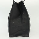 MCM Vicetos Logogram Shoulder Bag PVC Leather Black Gold Auth 141816-4