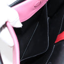 PRADA Bell Hand Bag Leather 2way Pink Gold Auth 141818M-26