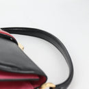 PRADA Bell Hand Bag Leather 2way Pink Gold Auth 141818M-8