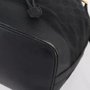 GUCCI GG Canvas Shoulder Bag Black Gold 001 2854 1627 Auth 141820-9