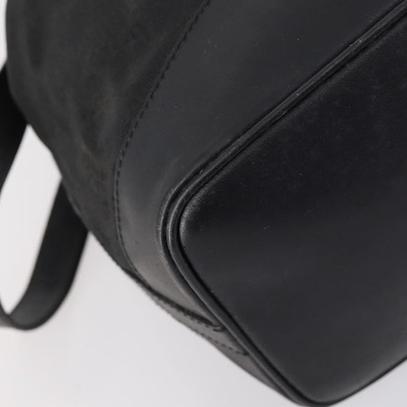 GUCCI GG Canvas Shoulder Bag Black Gold 001 2854 1627 Auth 141820