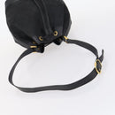 GUCCI GG Canvas Shoulder Bag Black Gold 001 2854 1627 Auth 141820-7