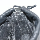 LOEWE Anagram Shoulder Bag Leather Black Gold Auth 141825-18