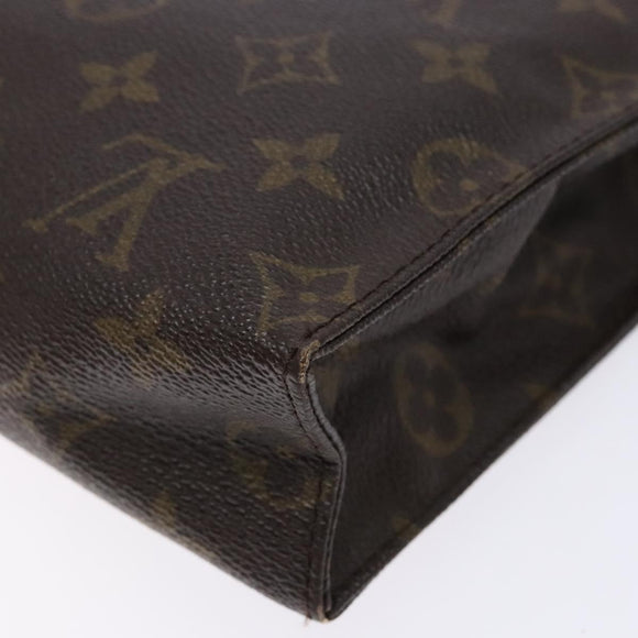 LOUIS VUITTON Monogram Poche Toilette 26 Pouch M47542 LV Auth 141832