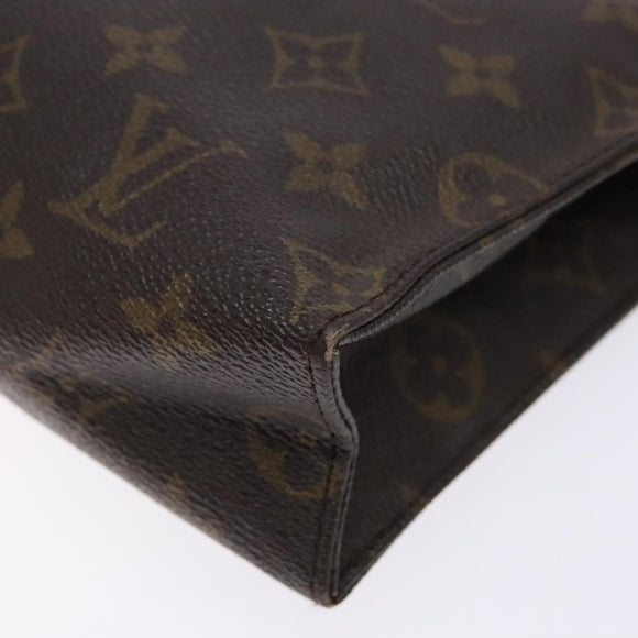 LOUIS VUITTON Monogram Poche Toilette 26 Pouch M47542 LV Auth 141832