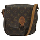 LOUIS VUITTON Monogram Saint Cloud MM Shoulder Bag M51243 LV Auth 141836-1