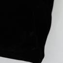 PRADA Hand Bag Velor Black Silver Auth 141854-14