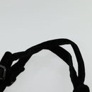 PRADA Hand Bag Velor Black Silver Auth 141854-8