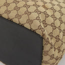 GUCCI GG Canvas Tote Bag Beige Gold 002 1097 2404 Auth 141857-15