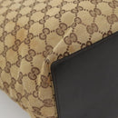 GUCCI GG Canvas Tote Bag Beige Gold 002 1097 2404 Auth 141857-16