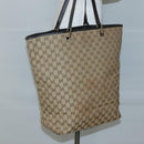 GUCCI GG Canvas Tote Bag Beige Gold 002 1097 2404 Auth 141857-22
