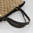 GUCCI GG Canvas Tote Bag Beige Gold 002 1097 2404 Auth 141857-7