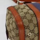 GUCCI GG Canvas Hand Bag 2way Beige Gold 269876 Auth 141858-14