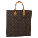 LOUIS VUITTON Monogram Sac Plat Hand Bag M51140 LV Auth 141860-1