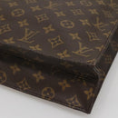 LOUIS VUITTON Monogram Sac Plat Hand Bag M51140 LV Auth 141860-16