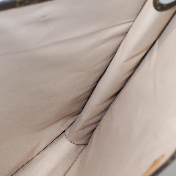 LOUIS VUITTON Monogram Sac Plat Hand Bag M51140 LV Auth 141860