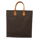 LOUIS VUITTON Monogram Sac Plat Hand Bag M51140 LV Auth 141860-2