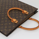 LOUIS VUITTON Monogram Sac Plat Hand Bag M51140 LV Auth 141860-6