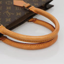 LOUIS VUITTON Monogram Sac Plat Hand Bag M51140 LV Auth 141860-7