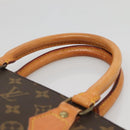 LOUIS VUITTON Monogram Sac Plat Hand Bag M51140 LV Auth 141860-8