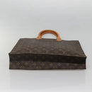 LOUIS VUITTON Monogram Sac Plat Hand Bag M51140 LV Auth 141860-5