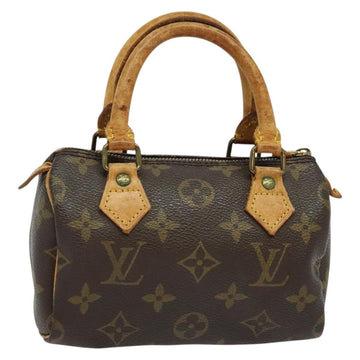 LOUIS VUITTON Monogram Mini Speedy Hand Bag M41534 LV Auth 141863