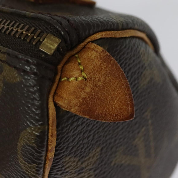 LOUIS VUITTON Monogram Mini Speedy Hand Bag M41534 LV Auth 141863
