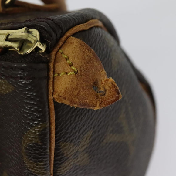 LOUIS VUITTON Monogram Mini Speedy Hand Bag M41534 LV Auth 141863