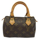 LOUIS VUITTON Monogram Mini Speedy Hand Bag M41534 LV Auth 141863-13