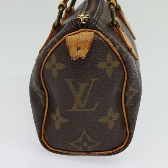 LOUIS VUITTON Monogram Mini Speedy Hand Bag M41534 LV Auth 141863