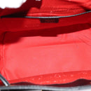 CELINE Backpack Leather Black Gold Auth 141872-10