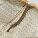 LOEWE Anagram Travel bag Boston Bag Leather Black Gold Auth 141875-20